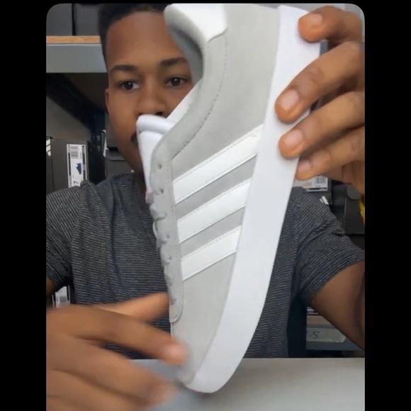 Adidas Grand Court Alpha 00s Men’s 10.5 grey white - Picture 1 of 5